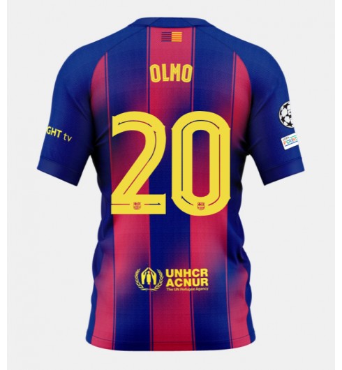 Barcelona Dani Olmo #20 Domácí Dres 2025-26 Krátký Rukáv Barcelona Dani Olmo #20 Domácí Dres 2025-26 Krátký Rukáv